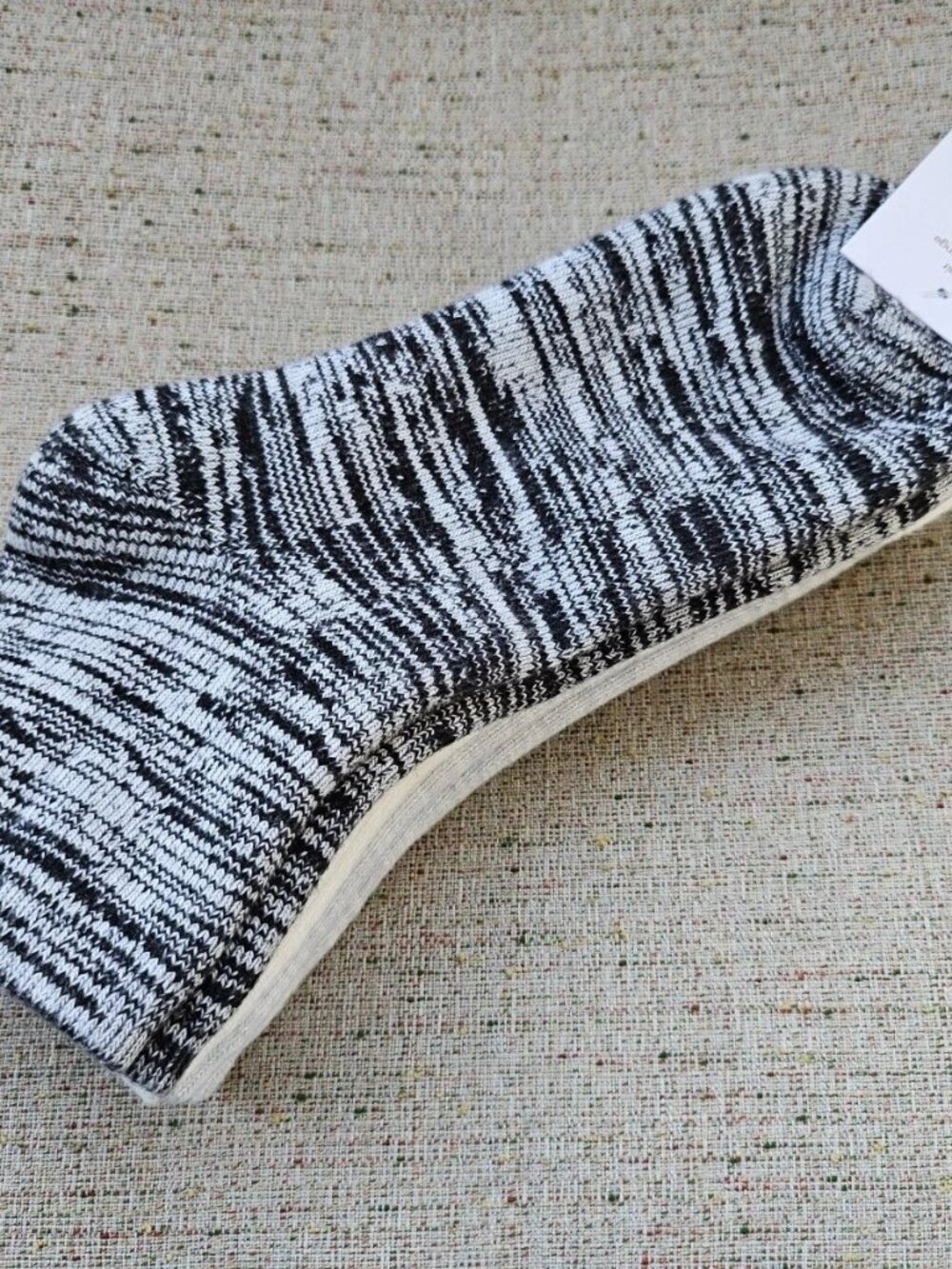 Joyspun Women Socks Set of 3 Ankle Lounge Socks Black/Gray/Cream Size 4-10 NWT